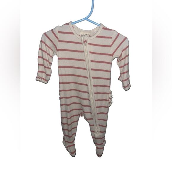 ROSE TAN RIB STRIPE TULLABEE (Angel Dear) - Picture 2 of 3